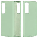 For Huawei Nova 7 Pro Solid Color Liquid Silicone Dropproof Full Coverage Protective Case(Green)