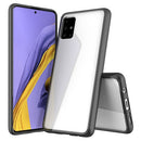 For Galaxy A71 5G Shockproof Scratchproof TPU + Acrylic Protective Case(Black)
