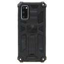 For Galaxy S20 Shockproof TPU + PC Magnetic Protective Case with Holder(Black)