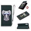 For Galaxy A7 (2018) 3D Painting Horizontal Flip Leather Case with Holder & Card Slot & Wallet & Lanyard(Elephant)