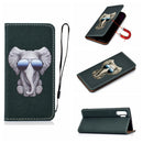 For Galaxy Note 10 Pro 3D Painting Horizontal Flip Leather Case with Holder & Card Slot & Wallet & Lanyard(Elephant)