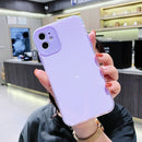 For iPhone 11 Pro Max Fine Hole Series TPU + Acrylic Anti-fall Mirror Phone Protective Case(Light Purple)