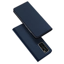 For Huawei P40 DUX DUCIS Skin Pro Series Horizontal Flip PU + TPU Leather Case, with Holder & Card Slots(Blue)
