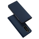For Huawei P40 Pro DUX DUCIS Skin Pro Series Horizontal Flip PU + TPU Leather Case, with Holder & Card Slots(Blue)