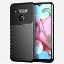 For LG Q51 Thunderbolt Shockproof TPU Protective Soft Case(Black)