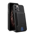 For iPhone 11 Pro Max H10 TPU + PU Leather Anti-fall Protective Case with Card Slot(Black)