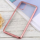 For Samsung Galaxy A51 Ultra-thin Plating TPU Protective Soft Case(Rose Gold)