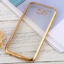 For Samsung Galaxy A7 (2017) Ultra-thin Plating TPU Protective Soft Case(Gold)