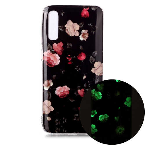 For Samsung Galaxy A70 Luminous TPU Soft Protective Case(Rose)