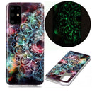For Samsung Galaxy S20+ Luminous TPU Soft Protective Case(Mandala Flower)
