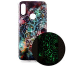 For Xiaomi Redmi Note 7 Luminous TPU Soft Protective Case(Mandala Flower)