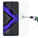 For Huawei Honor Play 4 Pro Half-screen Transparent Tempered Glass Film
