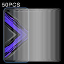 For Huawei Honor Play 4 Pro 50 PCS Half-screen Transparent Tempered Glass Film