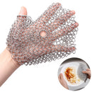 Stainless Steel Round Iron Cleaner Pot Brush Scrubber Home Cookware Kitchen Cleaning Tool, Size:5 x 5 inch