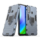 For Huawei P smart 2020 PC + TPU Anti-fall Protective Case with Ring Holder(Navy)