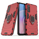 For Huawei Enjoy Z PC + TPU Anti-fall Protective Case with Ring Holder(Red)