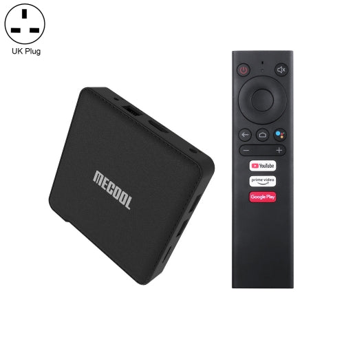 MECOOL KM1 4K Ultra HD Smart Android 9.0 Amlogic S905X3 TV Box with Remote Controller, 2GB+16GB, Support Dual Band WiFi 2T2R/HDMI/TF Card/LAN, UK Plug