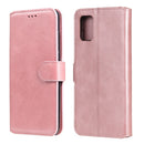 For Samsung Galaxy A71 5G Classic Calf Texture PU + TPU Horizontal Flip Leather Case, with Holder & Card Slots & Wallet(Rose Gold)