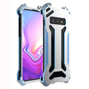 For Samsung Galaxy S10e R-JUST Shockproof Armor Metal Protective Case(Blue)