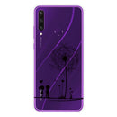 For Huawei Y6p (2020) Coloured Drawing Pattern Highly Transparent TPU Protective Case(Dandelion)