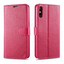 For Huawei Enjoy 10e AZNS Sheepskin Texture Horizontal Flip Leather Case with Holder & Card Slots & Wallet(Red)