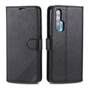 For Huawei Honor 20 Pro AZNS Sheepskin Texture Horizontal Flip Leather Case with Holder & Card Slots & Wallet(Black)