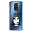 For Xiaomi Redmi 10X Coloured Drawing Pattern Highly Transparent TPU Protective Case(Penguin)