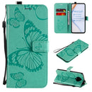 For Xiaomi Redmi K30 Pro 3D Butterflies Embossing Pattern Horizontal Flip Leather Case with Holder & Card Slot & Wallet(Green)