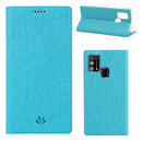 For Samsung Galaxy M31 ViLi Shockproof TPU + PU Horizontal Flip Protective Case with Card Slot & Holder(Blue)