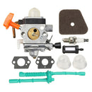 Carb Carburetor Air Filter Fuel Tune Up Kit for Stihl FS87 FS90R FS100 FS110R FS130