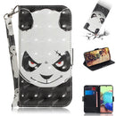 For Samsung Galaxy A71 5G 3D Painted Pattern Magnetic Attraction Horizontal Flip Leather Case with Holder & Card Slot & Wallet & Lanyard(Angry Bear)