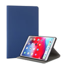 For iPad 10.2 TPU Electric Pressed Horizontal Flip Leather Case with Holder(Dark Blue)