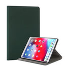 For iPad Air (2019) TPU Electric Pressed Horizontal Flip Leather Case with Holder(Dark Green)