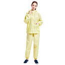 Striped Anti-static Split Hood Dust-proof Work Suit, Size:XXL(Yellow)