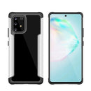 For Samsung Galaxy A91 Iron Man Series Metal PC + TPU Protective Case(Silver)