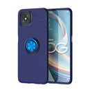 For OPPO A92s Lenuo Shockproof TPU Protective Case with Invisible Holder(Blue)