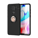 For Xiaomi Redmi Note 9 Lenuo Shockproof TPU Protective Case with Invisible Holder(Black Gold)