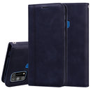 For Samsung Galaxy M31 Frosted Business Magnetic Horizontal Flip PU Leather Case with Holder & Card Slot & Lanyard(Black)