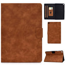 For Samsung Galaxy Tab A 10.1 (2019) T510/T515 Cowhide Texture Horizontal Flip Leather Case with Holder & Card Slots(Brown)