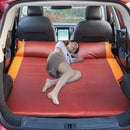 Universal Car Polyester Pongee Sleeping Mat Mattress Off-road SUV Trunk Travel Inflatable Mattress Air Bed, Size:180 x 130 x 102cm(Brown + Yellow)