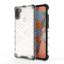 For Samsung Galaxy A11 (US Version) Shockproof Honeycomb PC + TPU Protective Case(White)