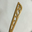 Classical Sandalwood Hairpin Hair Ornaments with Gift Box, Gift Box Random Color Delivery(Tang Orchid Green)
