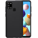 For Samsung Galaxy A21s NILLKIN Frosted Concave-convex Texture PC Protective Case(Black)