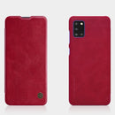 For Samsung Galaxy A31 NILLKIN QIN Series Crazy Horse Texture Horizontal Flip Leather Case with Card Slot(Red)