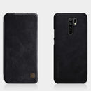 For Xiaomi Redmi 9 NILLKIN QIN Series Crazy Horse Texture Horizontal Flip Leather Case with Card Slot(Black)