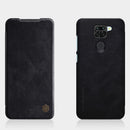 For Xiaomi Redmi Note 9 / 10X 4G NILLKIN QIN Series Crazy Horse Texture Horizontal Flip Leather Case with Card Slot(Black)
