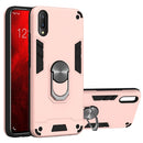For vivo V11 / V11 Pro 2 in 1 Armour Series PC + TPU Protective Case with Ring Holder(Rose Gold)