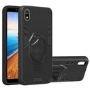 For Xiaomi Redmi 7A 2 in 1 Armor Knight Series PC + TPU Protective Case with Invisible Holder(Black)
