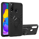 For Huawei Honor Play 4T 2 in 1 Armor Knight Series PC + TPU Protective Case with Invisible Holder(Black)