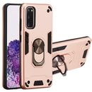 For Samsung Galaxy S20 2 in 1 Armour Series PC + TPU Protective Case with Ring Holder(Rose Gold)